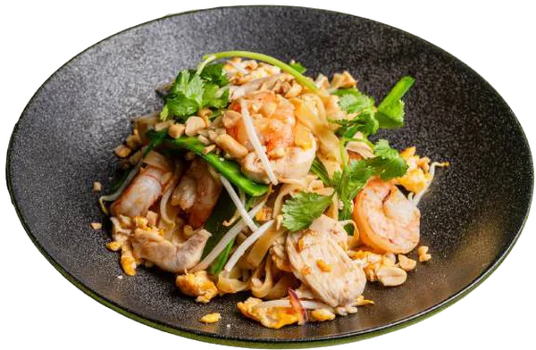 My Pad Thai in der schwarzen Schale